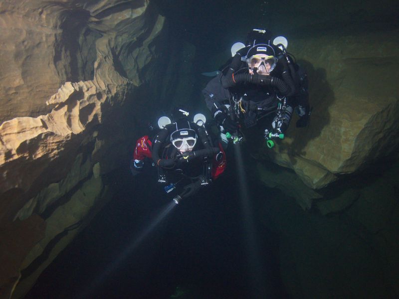 Rebreather Höhlentauchen